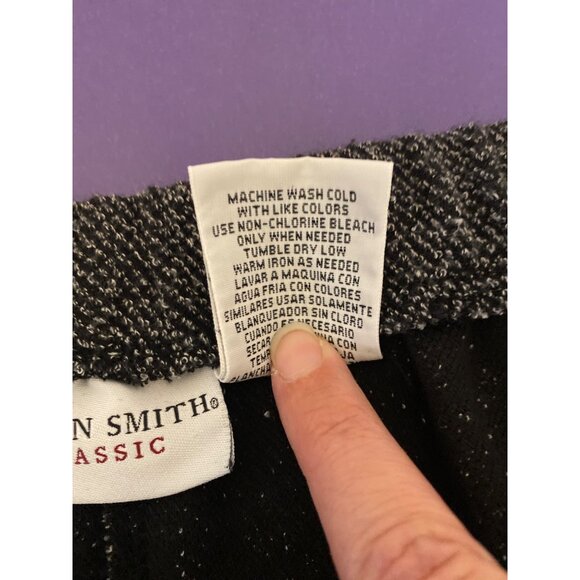 Jaclyn Smith Classic Women's Gray Herringbone Midi Skirt Size 1X - Picture 5 of 5